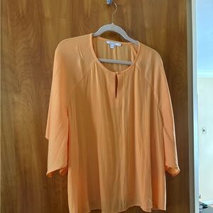 Chico's Peach/Melon PLUS Size 3.5 Blouse